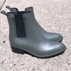 Urban Outfitters Green Rain Boots